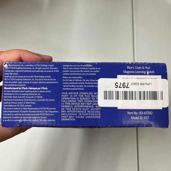 Leapfrog Blues Clues Magenta Learning Watch 3+ - Picture 8 of 8